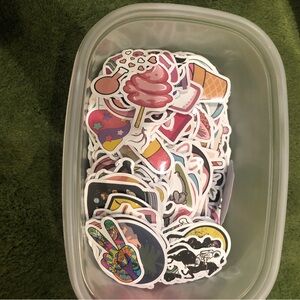 Colorful Resold 50 pcs Assorted Sticker Pack Waterproof